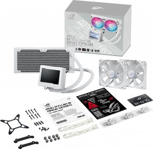 Chłodzenie wodne Asus ROG Ryujin III 240 ARGB White (90RC00K2-M0UAY0) 9