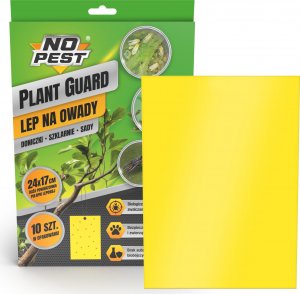 NO PEST Lep XXL do Doniczek Szklarni Sadów 24x17cm (10 szt) Pułapki Lepowe Lepy na Mszyce Ziemiórki Muszki Mrówki i Inne Szkodniki Roślin 9