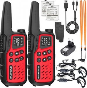 Krótkofalówka Baofeng BF-T25E czerwona 2