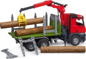 Bruder Ciężarówka Mercedes Benz Arocs z dźwigiem do przewozu drewna + 3 kłody (GXP-882721) 8