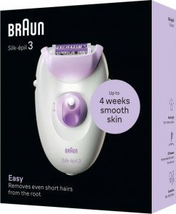 Depilator Braun Braun Silk-épil 3 3-000 biało-fioletowy 9
