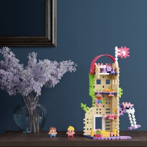 Marioinex Klocki Waffle Mini - Księżniczka: Wieża Fantazji 3