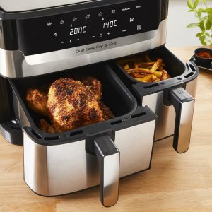 Frytkownica beztłuszczowa Tefal Dual Easy Fry & Grill EY905D 13