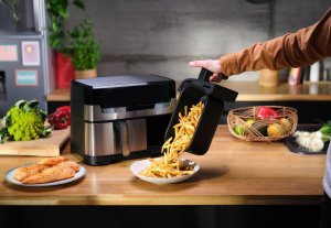 Frytkownica beztłuszczowa Tefal Dual Easy Fry & Grill EY905D 3
