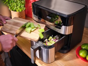 Frytkownica beztłuszczowa Tefal Dual Easy Fry & Grill EY905D 4