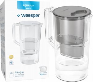 Dzbanek filtrujący Wessper AquaMax Basic szary 7