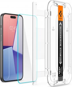 Spigen Glass tR EZ Fit 2 Pack, transparency - iPhone 15 2