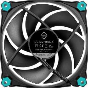 Wentylator Iceberg IceGALE Silent 120 mm 3-pack (ICEGALE12S-BBT-3A) 3