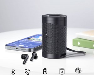 Smartwatch Bemi KIX-M + Głośnik - Słuchawki BT DUO Czarno-różowy 9