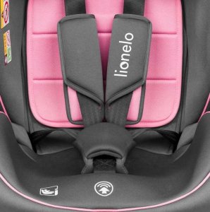 Fotelik samochodowy Lionelo FOTELIK SAMOCHODOWY OBROTOWY BASTIAAN I-SIZE 0-36KG 40-150CM PINK BABY 12