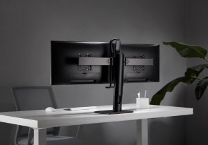 Gembird Stojak biurkowy na 2 monitory 17" - 27" (MS-D2-01) 16