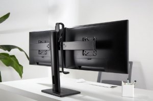 Gembird Stojak biurkowy na 2 monitory 17" - 27" (MS-D2-01) 17