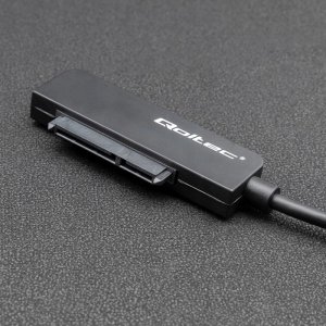 Kieszeń Qoltec Kabel adapter SATA | Przejściówka na dysk SSD HDD 2.5" | USB 3.0 | Super speed 5Gb/s | 2TB 6