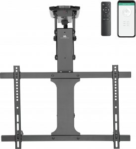 Maclean Uchwyt do TV elektryczny sufitowy , obsługa TUYA, max VESA 600x400, do pochyłych ścian, pilot, 32"-70", 35kg, MC-880T 7