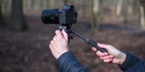 Statyw Fotopro fotograficzny pomarańczowy 171 cm X-Airfly Max Video 16