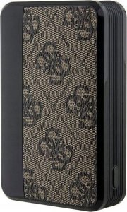 Powerbank Guess Guess 4G Leather Metal Logo 10000 mAh 18W (brązowy) 5