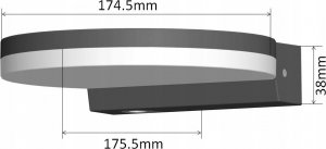Kinkiet Maclean Lampa LED zewnętrzna 15W MCE346W Biała 4