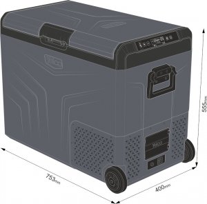 Lodówka turystyczna Yolco TCX50 Carbon 50 l 9
