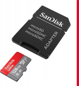 Karta SanDisk Ultra MicroSDXC 128 GB + 128 GB Class 10 UHS-I/U1 A1  (SDSQUAB-128G-GN6MT) 2