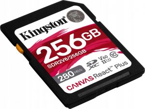Karta Kingston Canvas React Plus SDXC 256 GB Class 10 UHS-II/U3 V60 (SDR2V6/256GB) 2