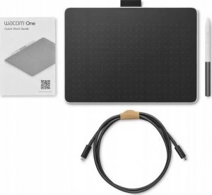 Tablet graficzny Wacom Wacom One, graphics tablet (black/red, medium) 3
