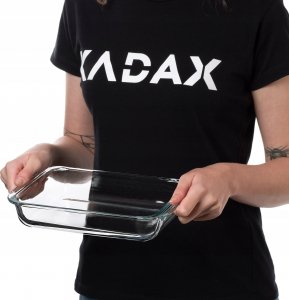 Kadax KADAX Naczynie Żaroodporne 1L Szklane Małe Prostokątne Do Piekarnika 2