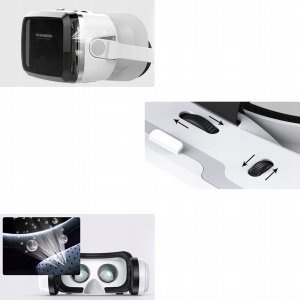 Gogle VR Shinecon Okulary VR 3D do wirtualnej rzeczywistości gogle - G04BS 14