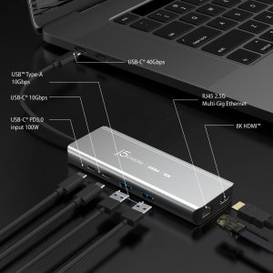 Stacja/replikator j5create Thunderbolt 4 (JCD403-N) 5