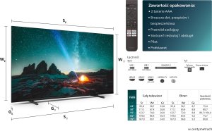 Telewizor Philips 43PUS7609/12 LED 43'' 4K Ultra HD Titan OS 10