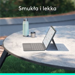 Logitech Combo Touch do iPada Air 11 cali (M2 & M3), iPada Air (4. i 5. generacji – 2020, 2022)(2024), QWERTY układ US international - Szary (920-012636) 6