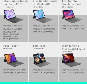 Logitech Combo Touch do iPada Air 11 cali (M2 & M3), iPada Air (4. i 5. generacji – 2020, 2022)(2024), QWERTY układ US international - Szary (920-012636) 9