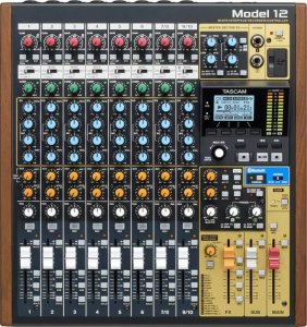 Tascam Tascam Model 12 12 kan. 20 - 20000 Hz Czarny, Drewno 7
