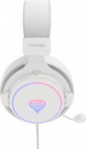 Słuchawki GENESIS Neon 764 RGB Białe (NSG-2170) 4