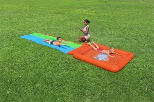1life Podwójny Ślizg wodny Super Splash dla dzieci 3+ BESTWAY Tor 531cm + Brodzik 129 l + Natrysk 6