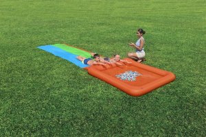 1life Podwójny Ślizg wodny Super Splash dla dzieci 3+ BESTWAY Tor 531cm + Brodzik 129 l + Natrysk 7