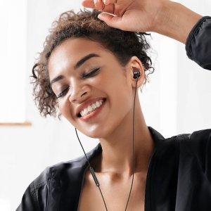 Słuchawki Mcdodo Z mikrofonem dokanałowe USB-C DAC czarne 10