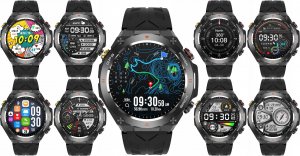 Smartwatch Wenom SMARTWATCH MĘSKI ZEGAREK FUNKCJA GPS ROZMOWY CIŚNIENIE 650mAh SMART WATCH 4