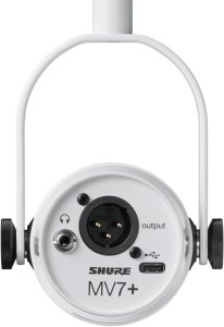 Mikrofon Shure MV7+ biały (MV7+-W) 3