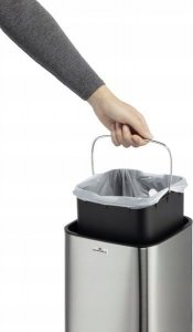 Kosz na śmieci Durable DURABLE Sensor Abfalleimer NO TOUCH 35l metallic silber 15