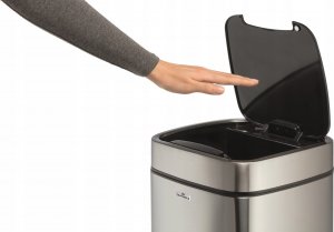 Kosz na śmieci Durable DURABLE Sensor Abfalleimer NO TOUCH 35l metallic silber 3