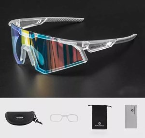 RockBros Okulary rowerowe Rockbros SP291 fotochromowe UV400 - białe 10
