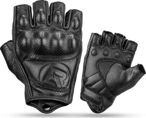 RockBros Rękawiczki motocyklowe Rockbros 16220006005 XXL skórzane - czarne 3