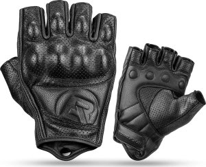 RockBros Rękawiczki motocyklowe Rockbros 16220006005 XXL skórzane - czarne 5