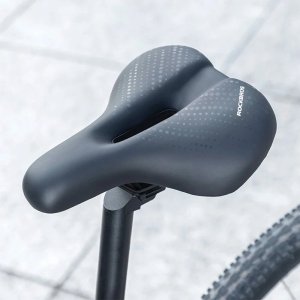 RockBros Siodełko rowerowe Rockbros 38218916002 MTB + lampka - czarne 4