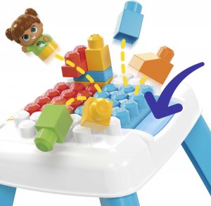 Mega Bloks Stolik z klockami Buduj i zrzucaj 13
