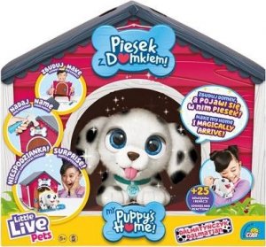 Madej Maskotka Little Live Pets Piesek z domkiem Dalmatyńczyk 2