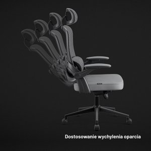 Krzesło biurowe Diablo Chairs V-Light Szare 9