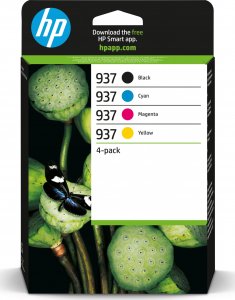 Tusz HP Zestaw 4 wkładów Ink HP 937 CMYK (6C400NE) 4