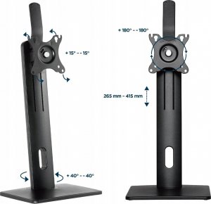 Gembird Stojak biurkowy na monitor 17" - 32" (MS-D1-01) 9
