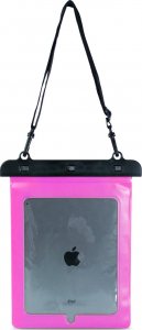 Etui na tablet Hurtel Etui wodoszczelne na tablet PVC z regulowanym paskiem Outdoor - różowe Etui wodoszczelne na tablet PVC z regulowanym paskiem Outdoor - różowe 4